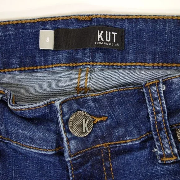 ❌ SOLD ❌Kut From The Kloth Sz 8 Natalie Mid Rise Bootcut Jeans - Picture 8 of 11